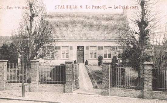 Pastorie Cathilleweg Stalhille 1920 1930 550px